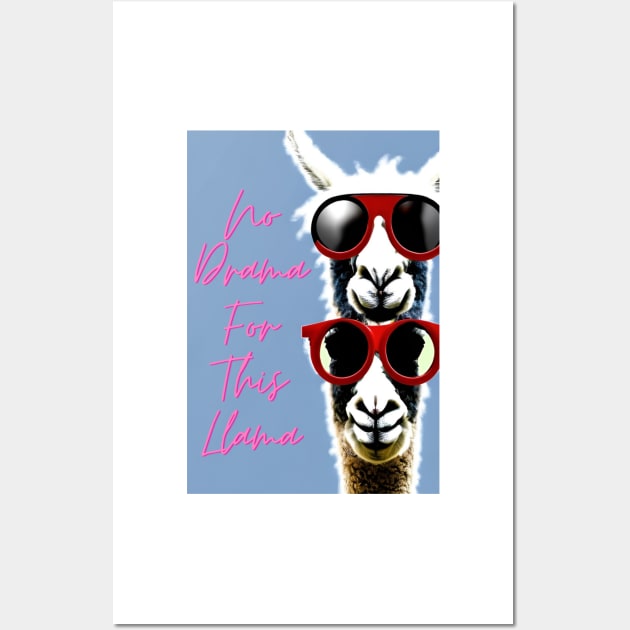 No Drama For This Llama Wall Art by ShopSunday